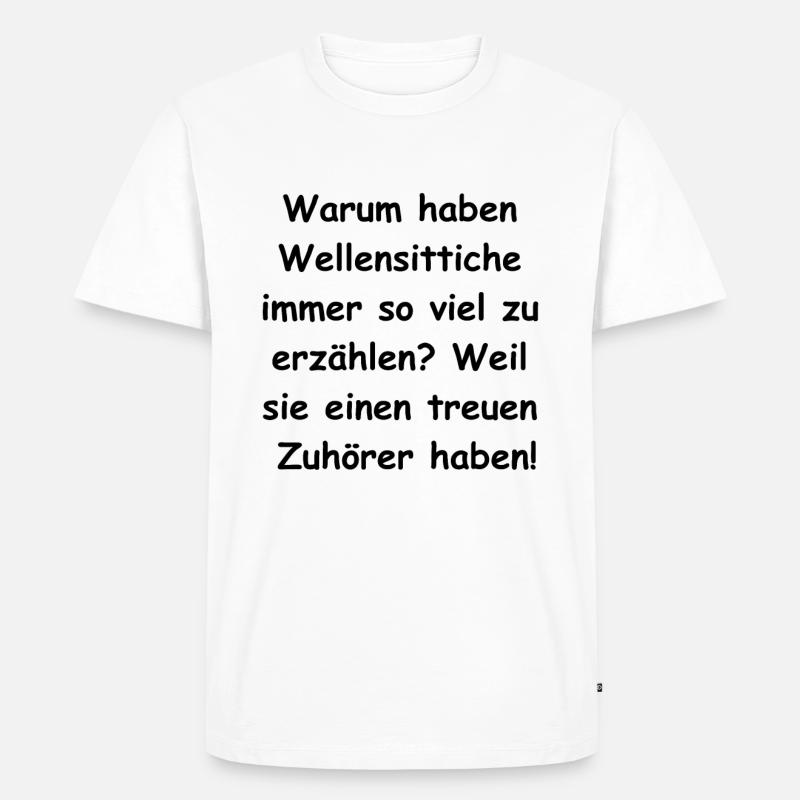 Der perfekte Geschenk-Begleiter - Männer Premium Bio T-Shirt - Weiß
