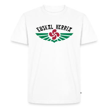 Euskal Herria - Pays Basque 37 - T-shirt Premium bio Homme - blanc - Devant - Nico (187cm)