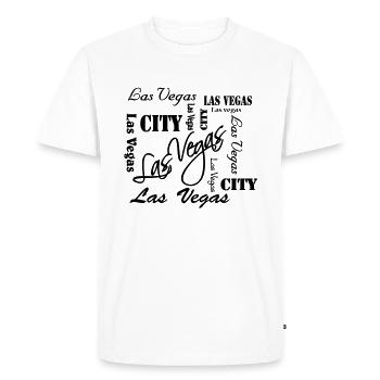 Las Vegas - T-shirt Premium bio Homme - blanc - Devant - Nico (187cm)