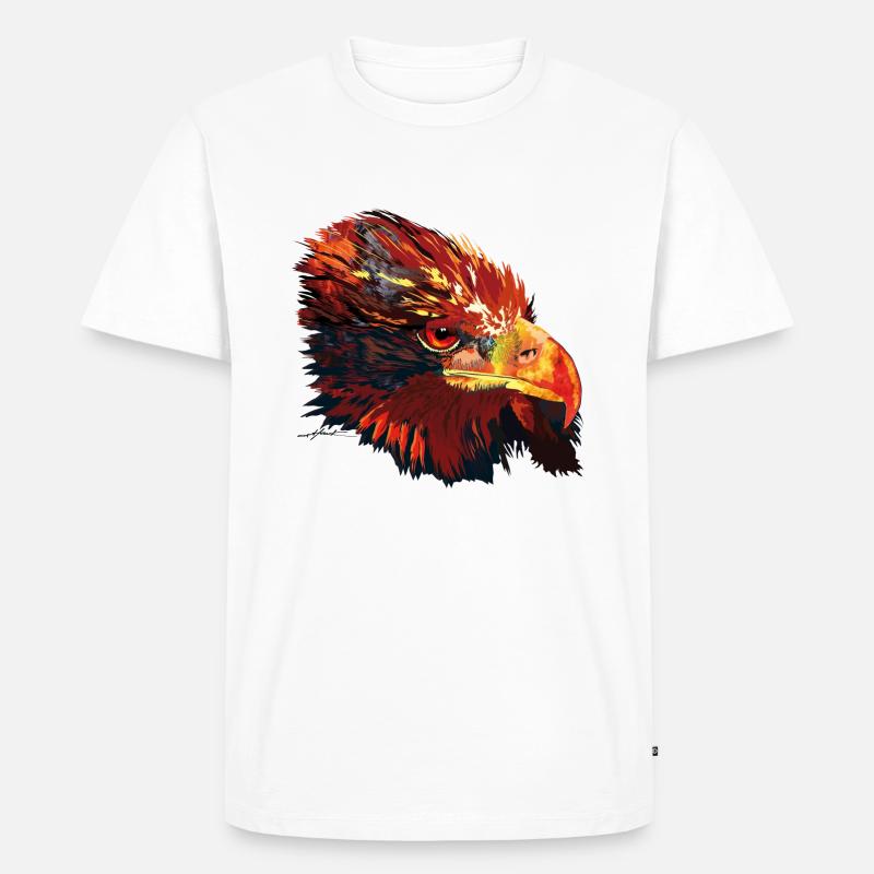 eagle_arthawk - Men's Premium Organic T-Shirt - white