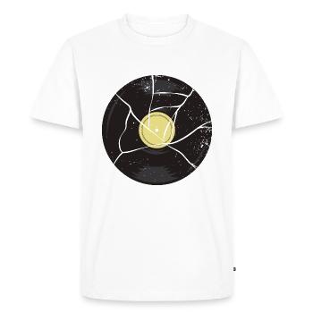 Vinyl record - Men's Premium Organic T-Shirt - white - Front - Nico (187cm)