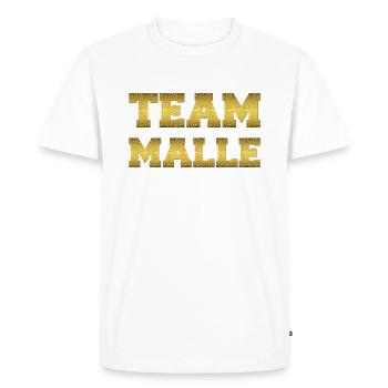 TEAM MALLE - MALLORCA - HOLIDAYS - SUMMER HOLIDAYS - Men's Premium Organic T-Shirt - white - Front - Nico (187cm)