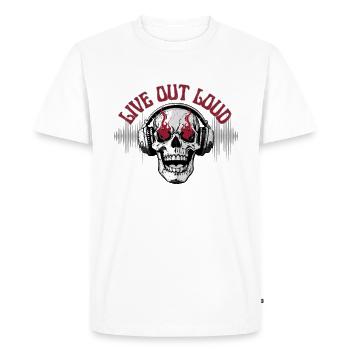 VIVRE À VOIX HAUTE - T-shirt Premium bio Homme - blanc - Devant - Nico (187cm)