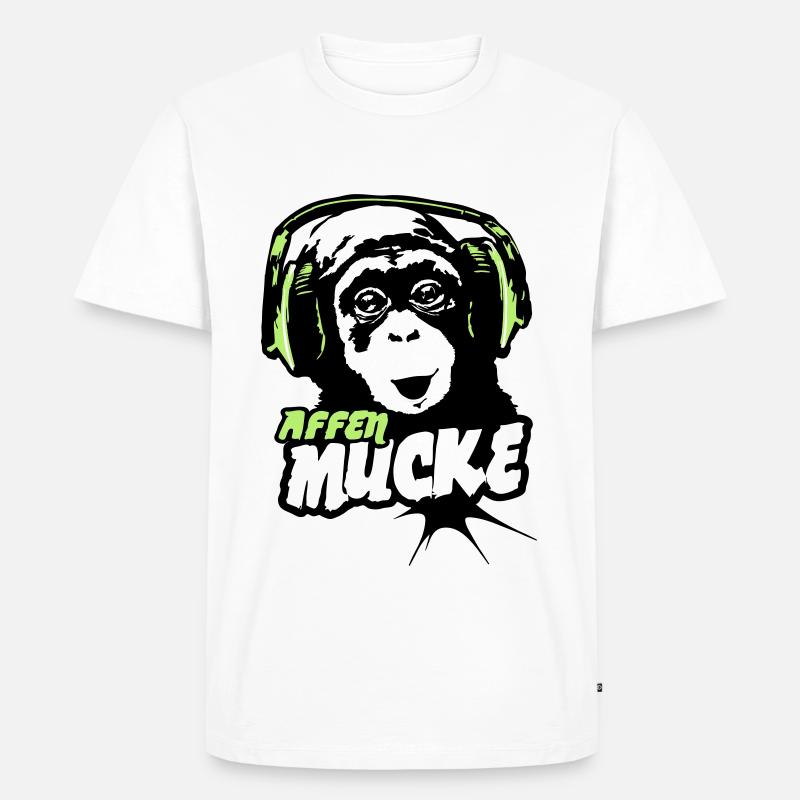 Affen-Mucke - Männer Premium Bio T-Shirt - undefined