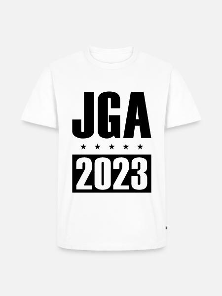 Jga 2023 Junggesellenabschied - Männer Premium Bio T-Shirt - Weiß