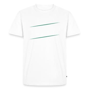 DONT WAIT FOR - T-shirt Premium bio Homme - blanc - Devant - Nico (187cm)