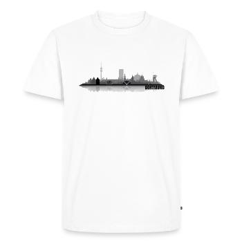 Dortmund 01 - Men's Premium Organic T-Shirt - white - Front - Nico (187cm)