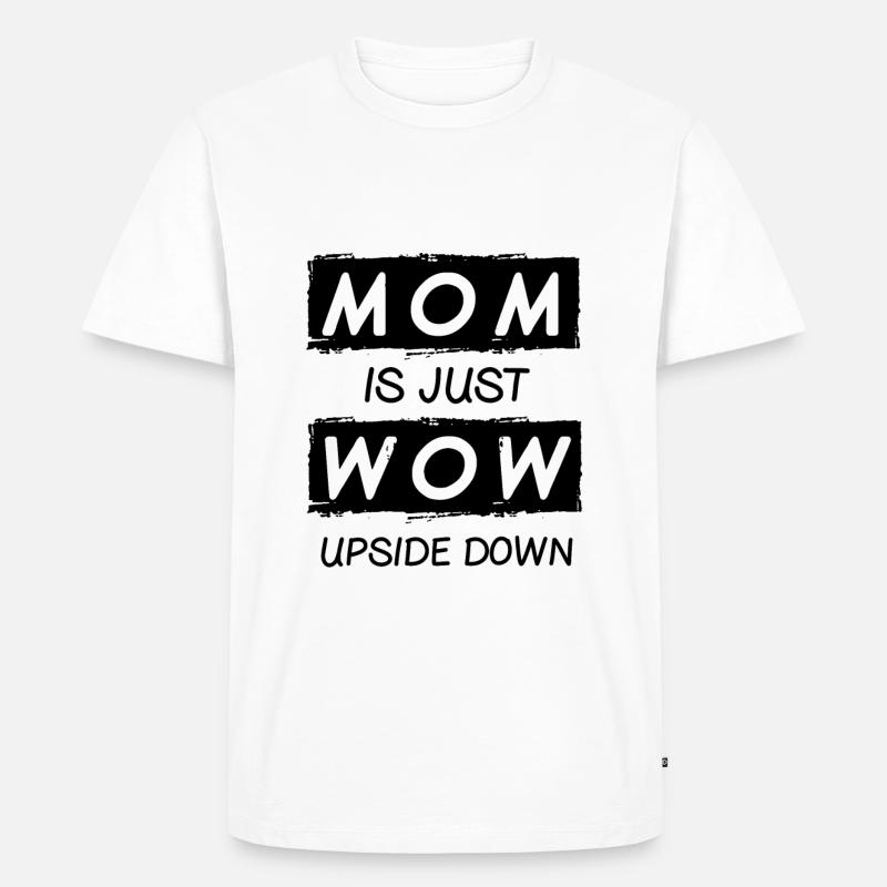 Mutter Mama Mum - Männer Premium Bio T-Shirt - Weiß