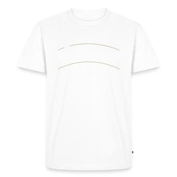 Je suis le roi du barbecue - T-shirt Premium bio Homme - blanc - Devant - Nico (187cm)
