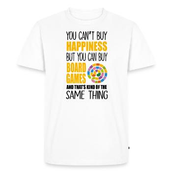 Jeux de société Gamer Dice RPG Cadeaux de table - T-shirt Premium bio Homme - blanc - Devant - Nico (187cm)