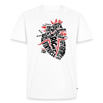 Heart doctors nurses organs medicine poison - Men's Premium Organic T-Shirt - white - Front - Nico (187cm)
