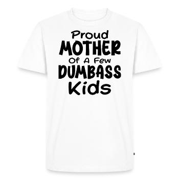 Proud Mother Of A Few Kids Mothers Day - T-shirt Premium bio Homme - blanc - Devant - Nico (187cm)