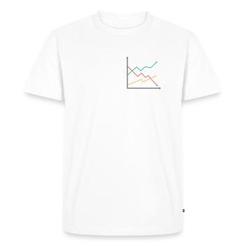 Ce n’était pas très axé sur les données de votre part Funny Science - T-shirt Premium bio Homme - blanc - Devant - Nico (187cm)