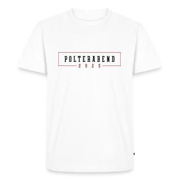 Bachelor Party 2025 - Men's Premium Organic T-Shirt - white - Front - Nico (187cm)