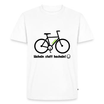 E-Bike Pedelec Funny Gift Bike eMTB Bike - Men's Premium Organic T-Shirt - white - Front - Nico (187cm)