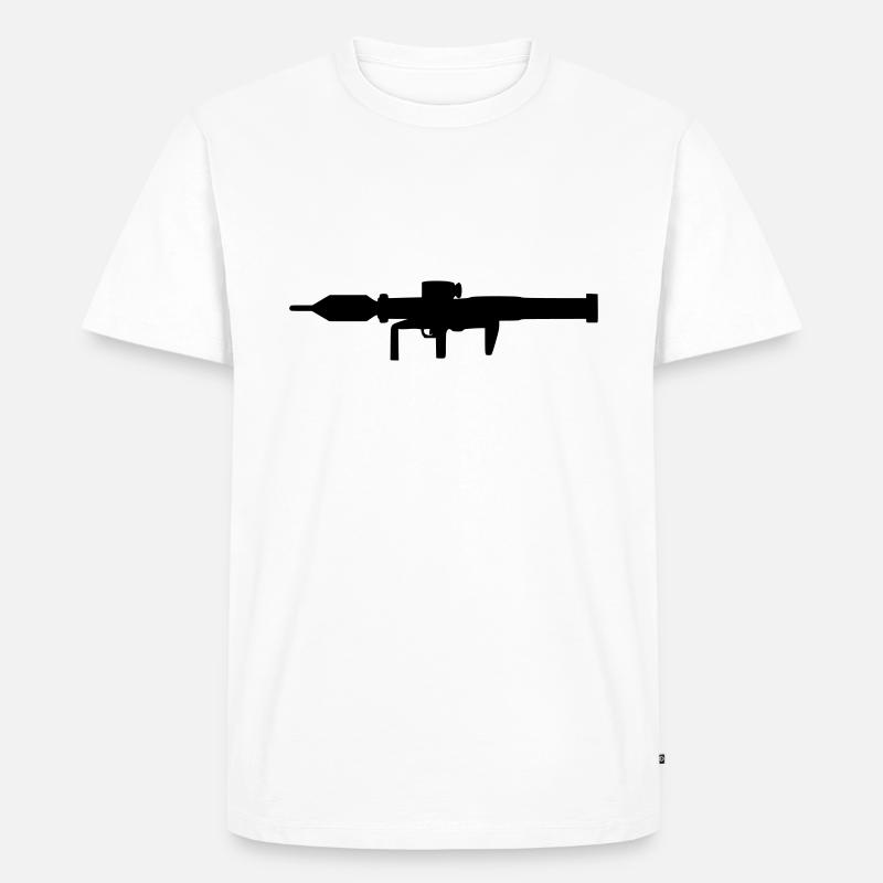 Panzerfaust 3 - Männer Premium Bio T-Shirt - Weiß