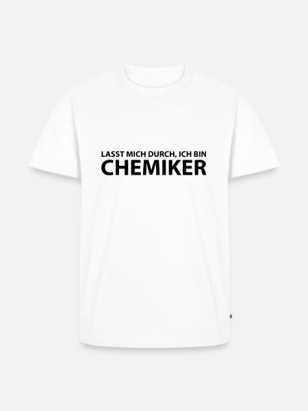 chemiker - Männer Premium Bio T-Shirt - Weiß