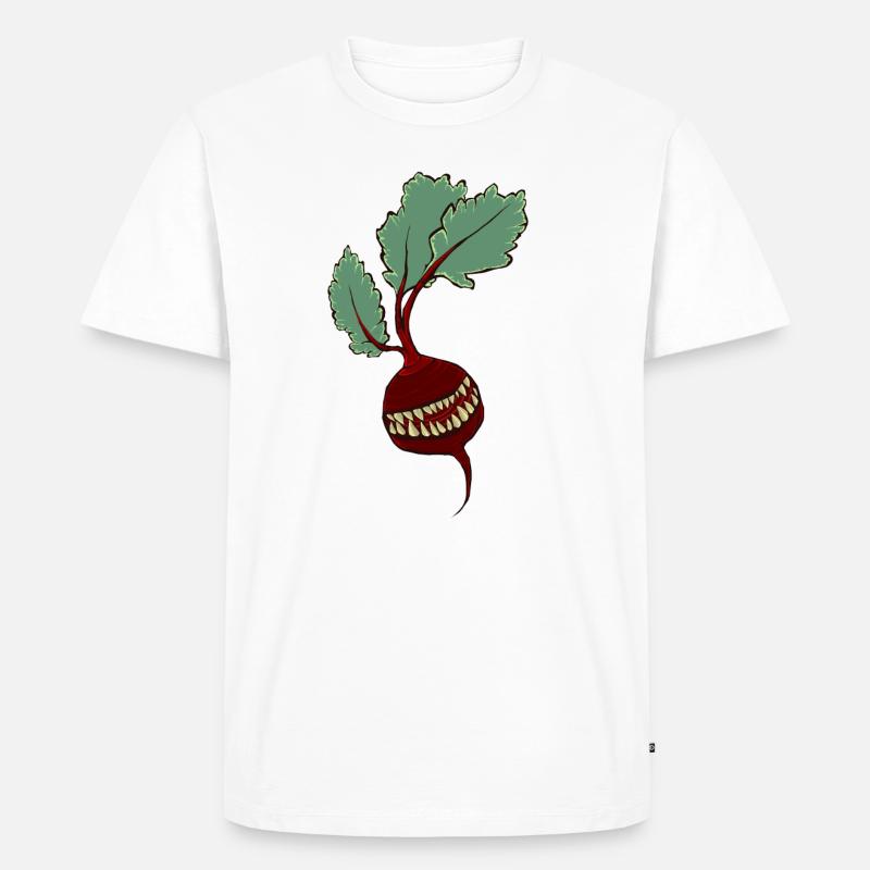 Teethroot - Männer Premium Bio T-Shirt - Weiß
