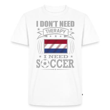 Netherland Soccer Football 2022 WM - Men's Premium Organic T-Shirt - white - Front - Nico (187cm)