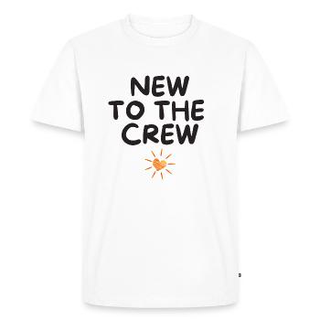 New to the Crew - Men's Premium Organic T-Shirt - white - Front - Nico (187cm)