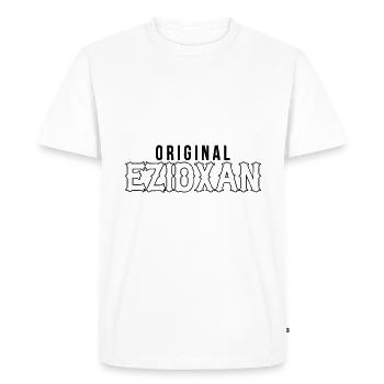 Ezidxan - Men's Premium Organic T-Shirt - white - Front - Nico (187cm)