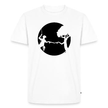 création de l’arboriste 2 - T-shirt Premium bio Homme - blanc - Devant - Nico (187cm)