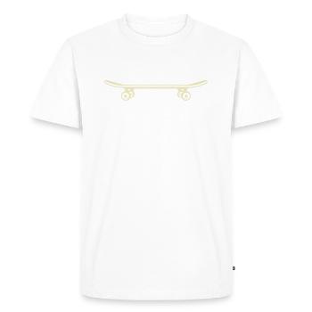 Keep on rolling - Men's Premium Organic T-Shirt - white - Front - Nico (187cm)