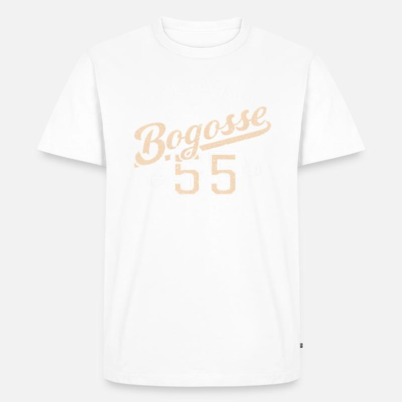 55-jährige Bogosse - Männer Premium Bio T-Shirt - Weiß
