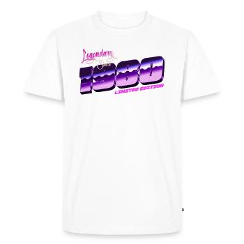 LEGENDARY SINCE 1980 - T-shirt Premium bio Homme - blanc - Devant - Nico (187cm)