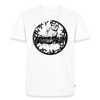 Steet Style - T-shirt Premium bio Homme - blanc - Devant - Nico (187cm)