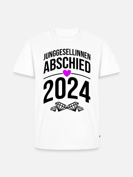 Hen Party 2024 Bride - Men's Premium Organic T-Shirt - white