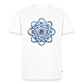 celtic knot 19 e 206 - Men's Premium Organic T-Shirt - white - Front - Nico (187cm)