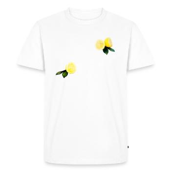 Limone Light - T-shirt Premium bio Homme - blanc - Devant - Nico (187cm)