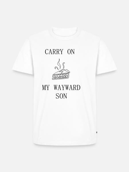 Supernatural / Continuez mon fils capricieux / Winchester - T-shirt Premium bio Homme - blanc