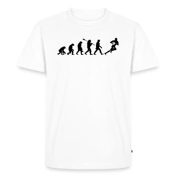 RUGBY - Rugby Sport - Rugby Humour - T-shirt Premium bio Homme - blanc - Devant - Nico (187cm)