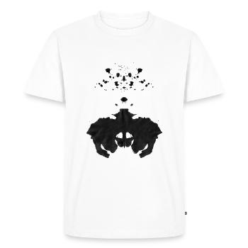 The Voracious and the Eloquent - Men's Premium Organic T-Shirt - white - Front - Nico (187cm)