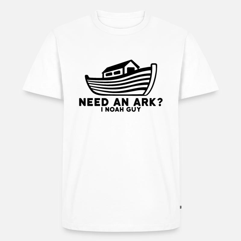 Arche Noah - Männer Premium Bio T-Shirt - Weiß