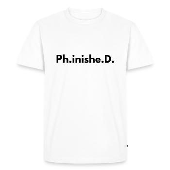 thèse - T-shirt Premium bio Homme - blanc - Devant - Nico (187cm)