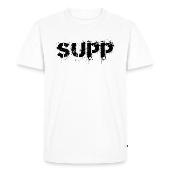 SUPP - SUPPORT - LEAGUE LOL GAMER TSHIRT - T-shirt Premium bio Homme - blanc - Devant - Nico (187cm)