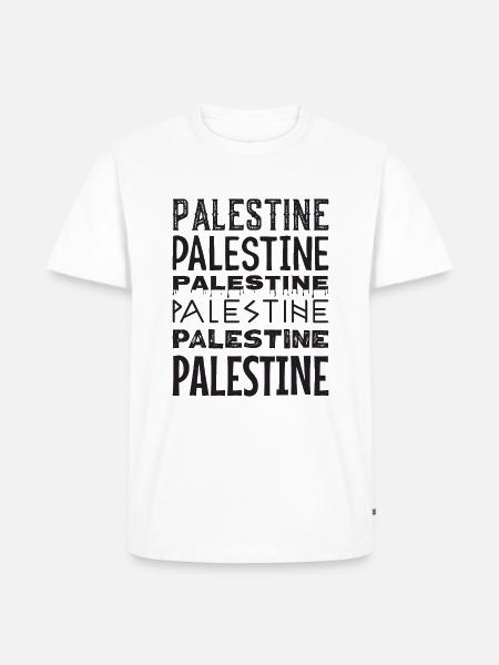 Palestine - Männer Premium Bio T-Shirt - Weiß