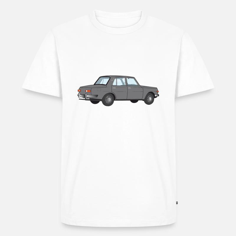 353 grau - Männer Premium Bio T-Shirt - Weiß