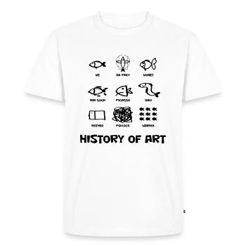 kind of fish - Men's Premium Organic T-Shirt - white - Front - Nico (187cm)