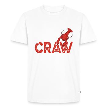 Who's Your Craw Daddy Funny Crawfish Crayfish - Men's Premium Organic T-Shirt - white - Front - Nico (187cm)