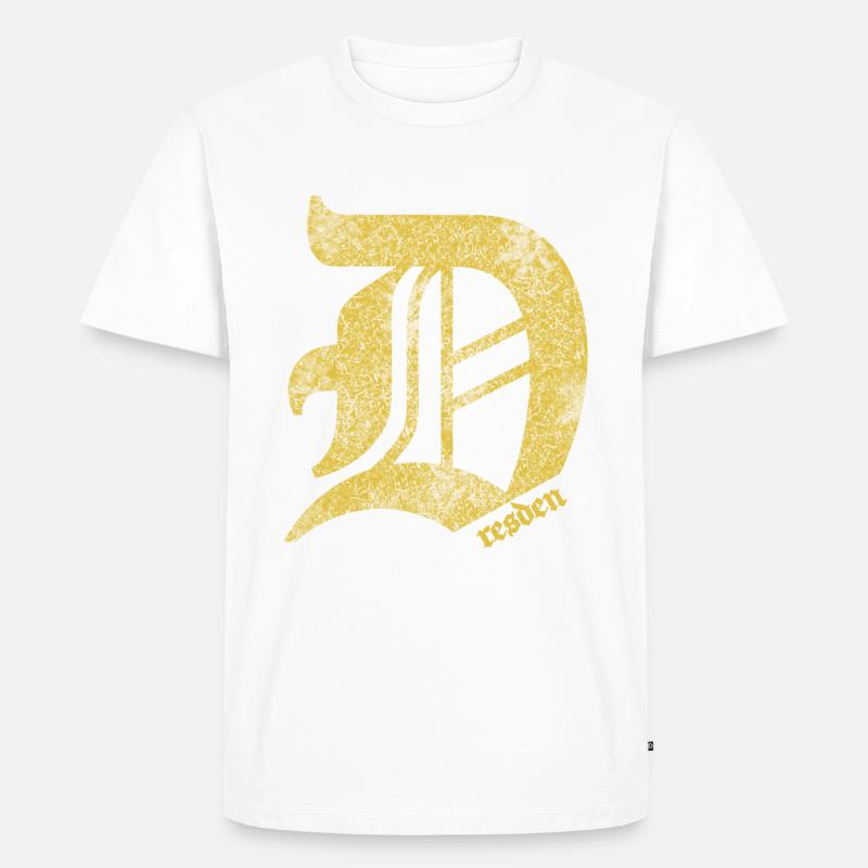 design buchstabe dresden - Männer Premium Bio T-Shirt - undefined