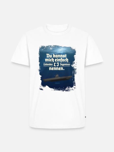 Leitender Ingenieur LI - Männer Premium Bio T-Shirt - Weiß