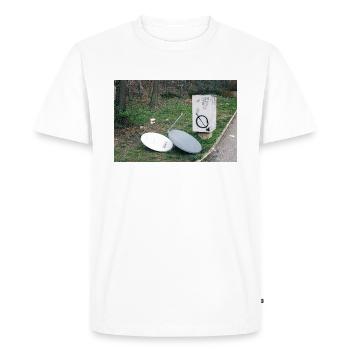 Pas de réception - T-shirt Premium bio Homme - blanc - Devant - Nico (187cm)