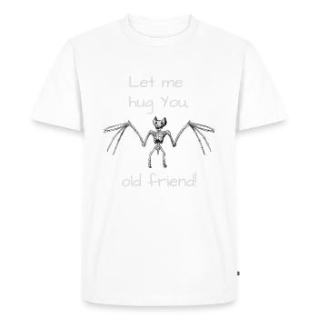 Joyeux halloween - T-shirt Premium bio Homme - blanc - Devant - Nico (187cm)