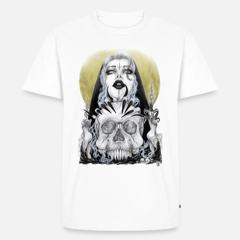 Nachtrituale - Männer Premium Bio T-Shirt - Weiß