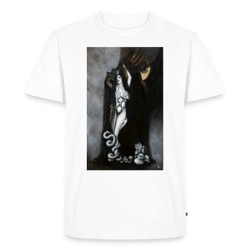 Dark Lovers - Men's Premium Organic T-Shirt - white - Front - Nico (187cm)