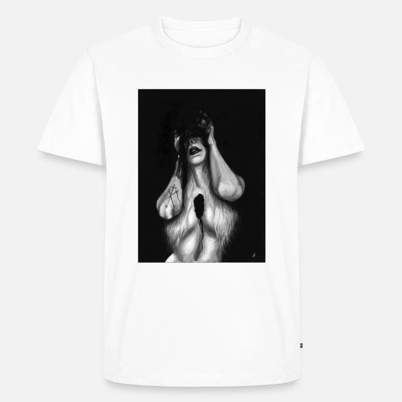 Drei Schwerter - Männer Premium Bio T-Shirt - Weiß